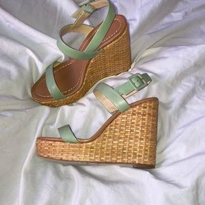 Kate Spade platform sandal wedges